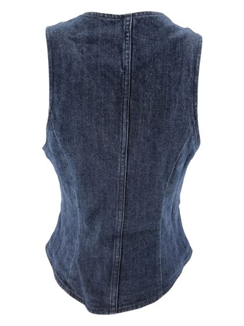 gilet donna denim medio Atelier Cigala's | RCFW24054-TDSB334Y